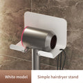 Hair Dryer Rack Punch Free Bathroom Hair Dryer Bracket Toilet Wall Mounted Air Dryer Stand