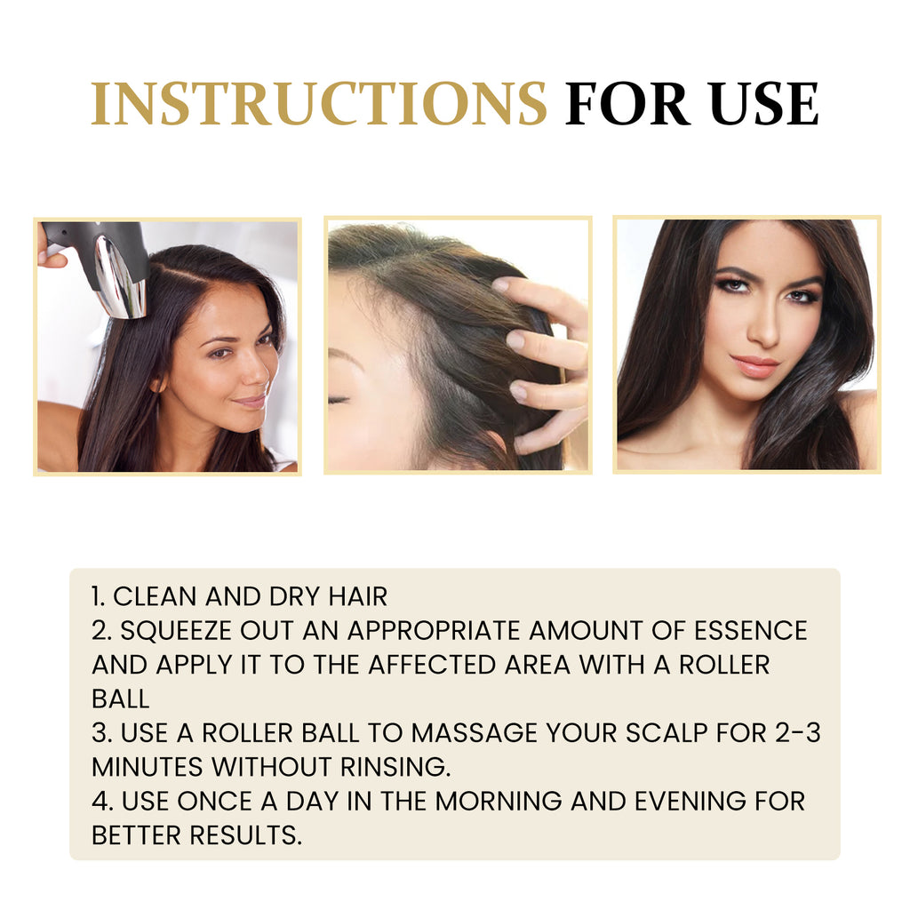 Ginseng Massage Essence, Moisturizes Scalp Strengthens Hair Prevents Loss Hair Care Essence