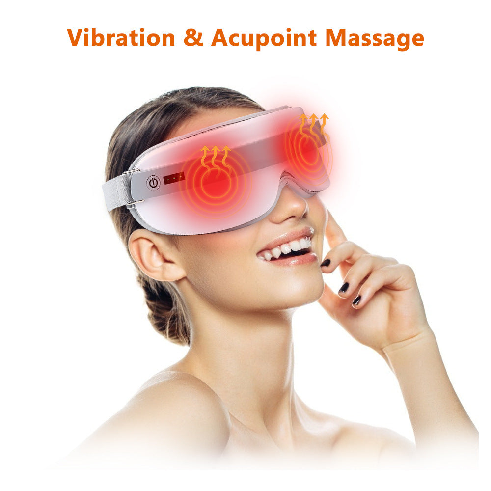 HailiCare Bluetooth Version Vibration Hot Compress Eye Massager Steam Eye Mask Eye Protector Eye Protection