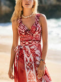 One-piece swimsuit set