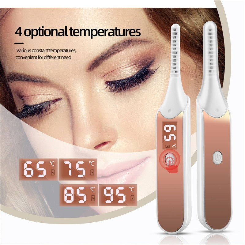 Eyelash Curler Electric Eyelash Curler Digital Display Beauty Tool Electric Eyelash Curler