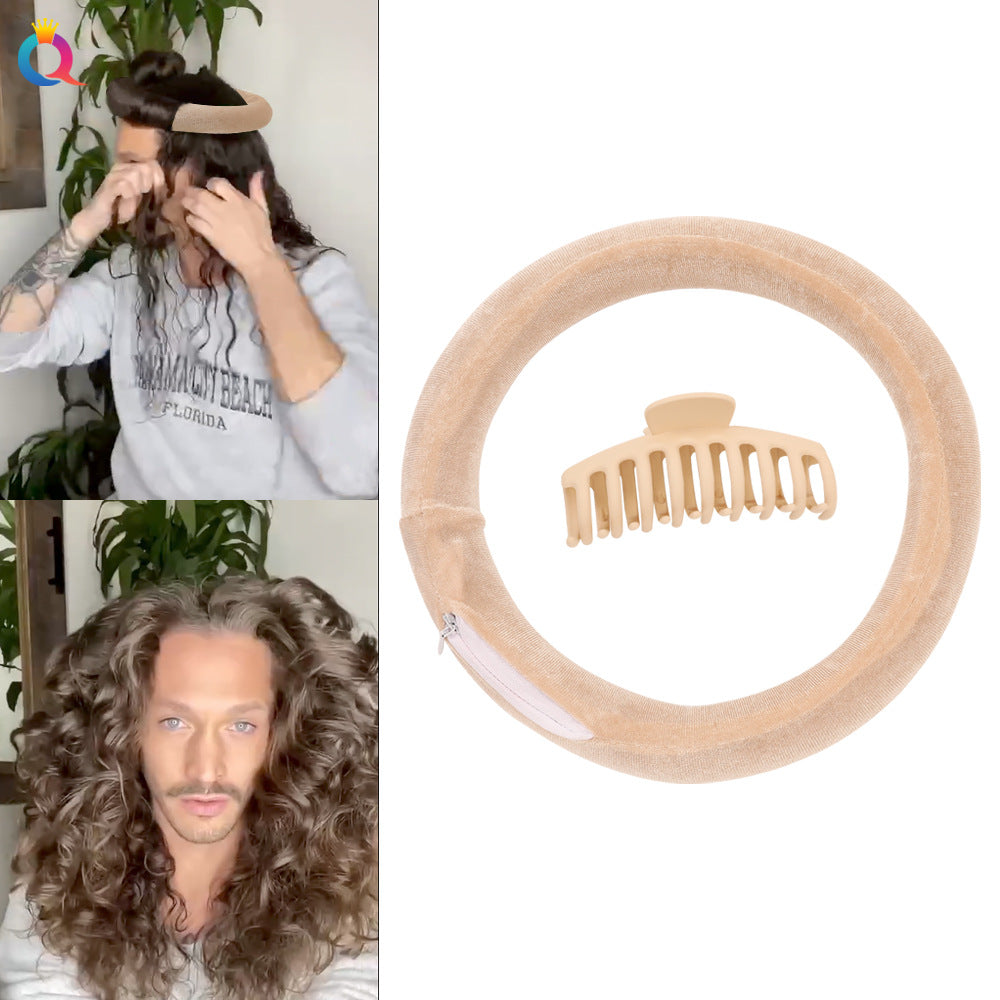 Velvet Heat Free Lazy Round Curling Iron EVA Foam Sponge Curler