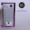 VIP Eyelashes - Pre Fanned Lash Extrensions 12 Lines  6D curl